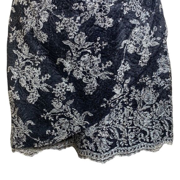 ABS Allen Schwartz strapless sequined Whimsigoth dress fairycore coquette - Picture 4 of 8